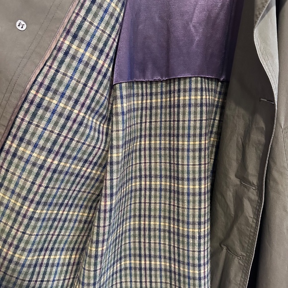 Vintage London Fog Army Green Trench Coat - Picture 2 of 8